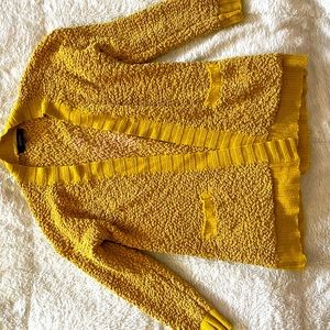 Cozy Yellow Cardigan